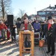 Rede auf dem Brunnenfest mit Publikum