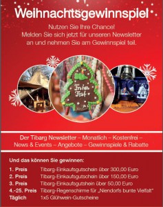 Gewinnspiel zu Weihnachten: Teaser mit drei weihnachtlichen Bildern vom Tibarg