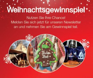 Gewinnspiel zu Weihnachten: Teaser mit drei weihnachtlichen Bildern vom Tibarg