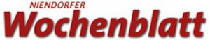 Logo des Niendorfer Wochenblatts in roten Buchstaben