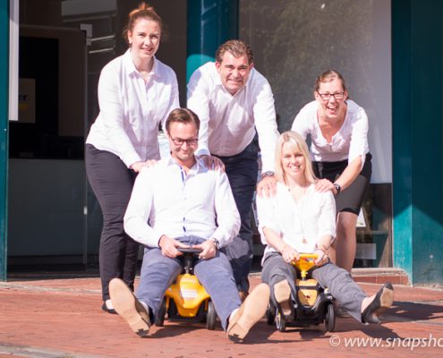 Das Team hat Spaß