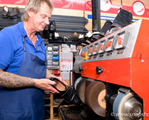 Gerd Nevermann bei der Arbeit