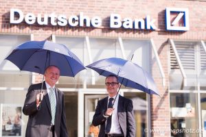 Das Team der Deutschen Bank am Tibarg