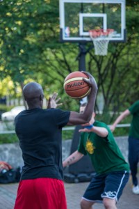 Spieler beim Tibarg Streetball Cup 2015