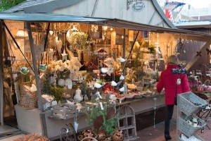 Dekorationsstand beim Bauernmarkt & Weinfest 2015 auf dem Tibarg