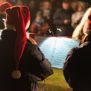 Die Bigband beim Waldsingen