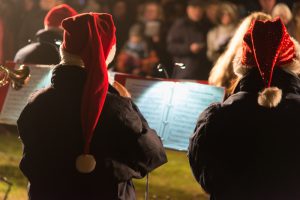 Die Bigband beim Waldsingen