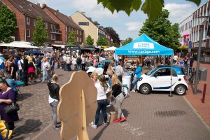 Stände auf dem Tibarg Foodtruck Festival 2016 in Hamburg-Niendorf