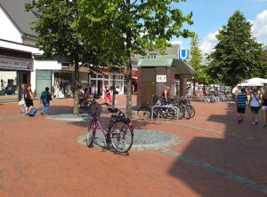 Das aktuelle, großzügige Tibarg-Gelände in der Nähe der U-Bahn-Station