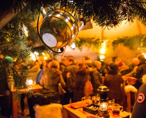 Lichter auf dem Tibarg Weihnachtsmarkt 2014
