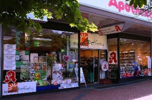 Blumen Apotheke von außen