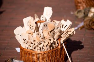 Holzlöffel beim Bauernmarkt