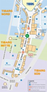 Karte des Tibarg mit Einzeichnung alle Parkplätze
