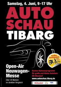 Plakat Autoschau Tibarg 2016