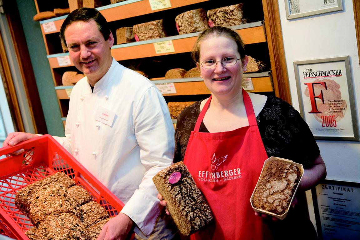 Bio-Vollkornbrot von der Effenberger Vollkornbäckerei