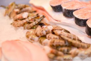 Frische Garnelen vin Fisch-Delikatessen Fink