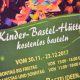 Plakat Kinder-Bastel-Hütte