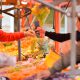 Obststand beim Tibarg Wochenmarkt