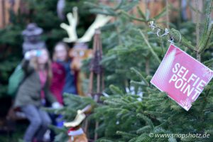 Weihnachtlicher Selfie-Point